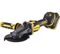 УШМ аккумуляторная бесщеточная Hanskonner, 18 В, 1BatterySystem, 125 мм, 1х4.0 Ач, ЗУ, плоскостной редуктор, в кейсе HS HAG18125BLC