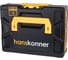 УШМ аккумуляторная бесщеточная Hanskonner, 18 В, 1BatterySystem, 125 мм, 1х4.0 Ач, ЗУ, плоскостной редуктор, в кейсе HS HAG18125BLC 22