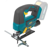 Лобзик аккумуляторный FIT 20В, 0-2500ход/мин, БзП, маятник, 80мм, 1,6кг, рез. накл., без АКБ, коробка 79916