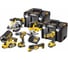 Аккумуляторный набор DEWALT DCK667P3T: дрель + пила + лобзик + рубанок + реноватор + фонарь, с 3 АКБ 5 Ач и ЗУ, в 2 кейсах TSTAK DCK667P3T-QW 1
