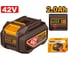 Аккумуляторная батарея INGCO 42В 2 Ач INDUSTRIAL FBLI42201 2