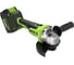 Угловая шлифовальная машина аккумулятор GreenWorks AG590, 24V, б/щет, 125 мм, 8500 об/мин,1х8Ач,ЗУ, Anti-Kickback, коробка 3201007VUH 5