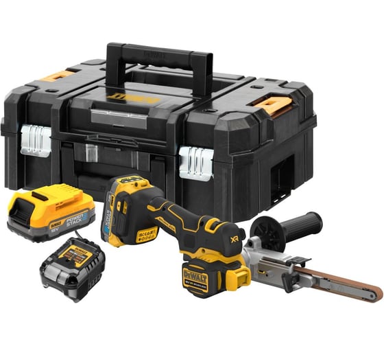 Аккумуляторный напильник Dewalt DCM200E2T, 18 В, 1707 м/мин, с 2 АКБ 1.7 Ач и ЗУ, в кейсе TSTAK DCM200E2T-QW