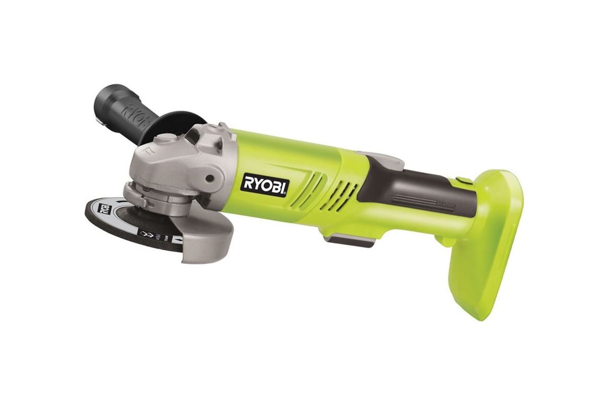 Аккумуляторная угловая шлифмашина Ryobi ONE+ CAG180M 3000057 - выгодная  цена, отзывы, характеристики, 2 видео, фото - купить в Москве и РФ