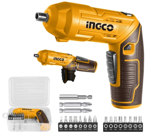 Отвертка аккумуляторная INGCO 4 В шт CSDLI0442