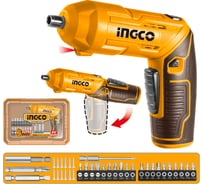 Аккумуляторная отвертка INGCO 4В Type-C (5/20) CSDLI04425