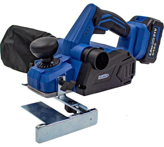 Рубанок аккумуляторный бесщеточный Redbo OHP-21A (21В Li-on 4,0Ач; 15000об/мин; 82мм; 0-2мм; 8мм) 53895