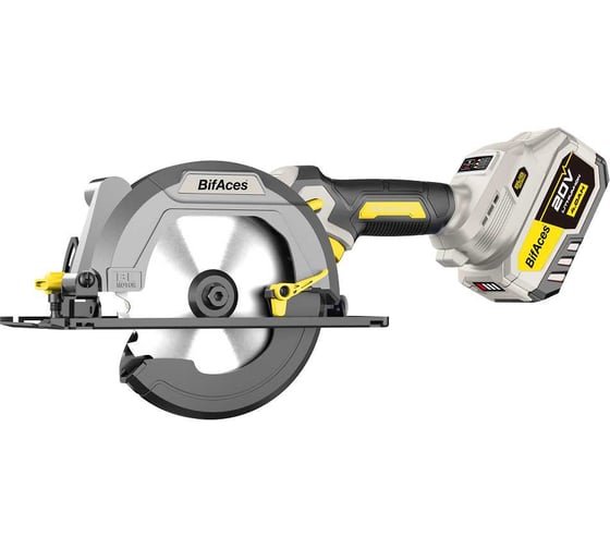 Пила аккумуляторная BifAces циркулярная , Li-Ion, 2 акк., 3000-6400 об/мин, 20 В DLCS-40-150