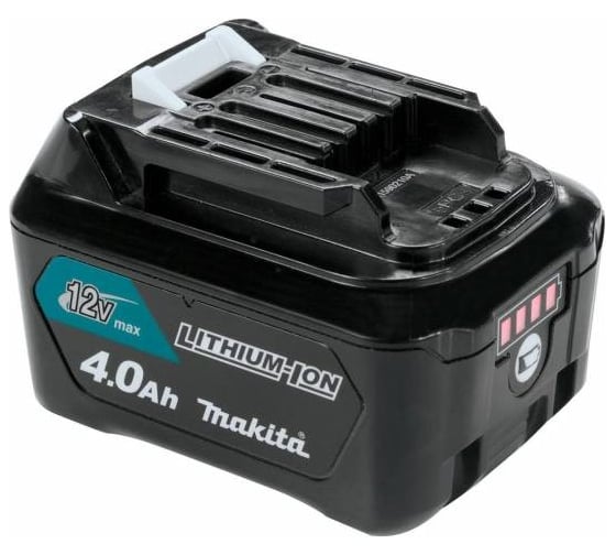 Аккумулятор Makita BL1041B (CXT 12В, 4Ач, индикатор заряда), полиэтиленовый пакет, 1 шт.