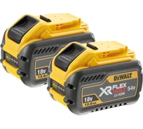 Аккумулятор DEWALT FLEXTVOLT Li-Ion, 18/54 В, 12/4 Ач, 2 шт. DCB548Y2-QW
