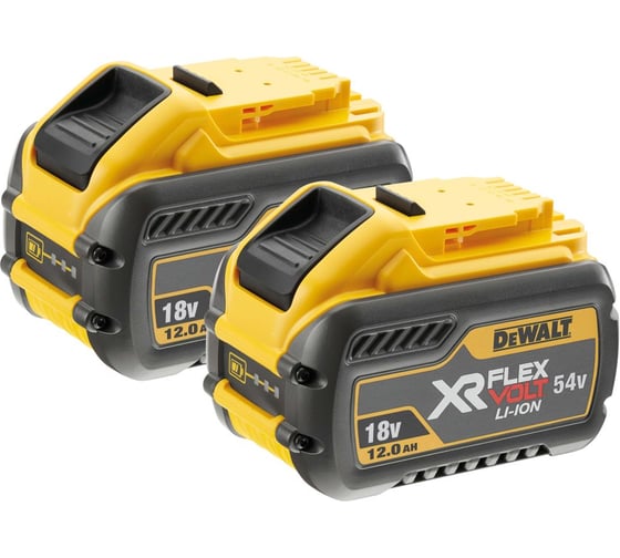 Аккумулятор DEWALT FLEXTVOLT Li-Ion, 18/54 В, 12/4 Ач, 2 шт. DCB548Y2-QW