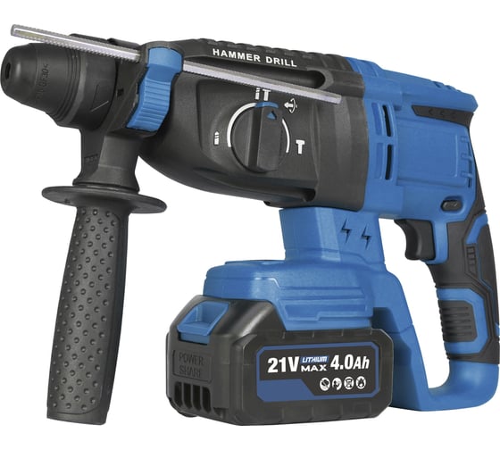 Перфоратор аккумуляторный бесщеточный Redbo ORH-21A (21В Li-on 1х4,0Ач; 2,8Дж; 6300уд/мин; SDS-plus) 53897