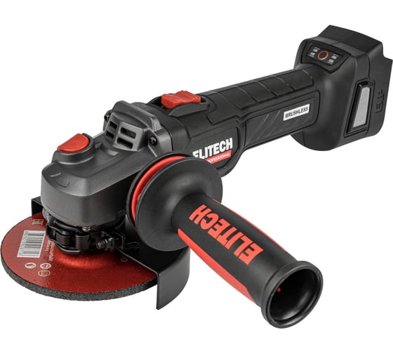 Шлифмашина угловая аккумуляторная Elitech CAG 2012BL (E2213.074.00) 210314