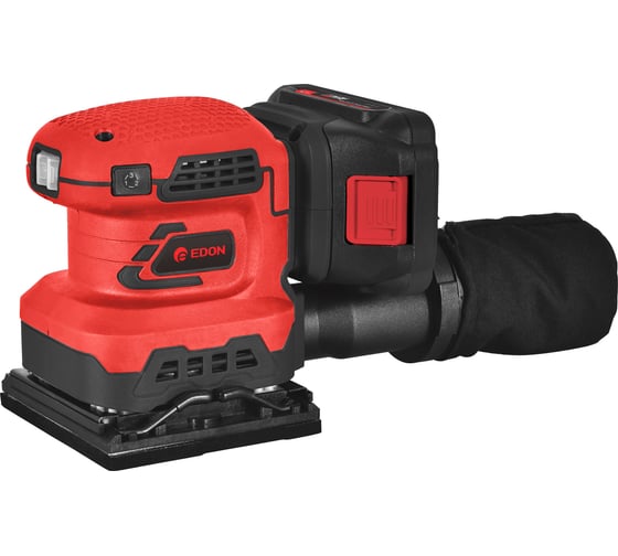 Машина плоскошлифовальная EDON ASS-21A аккумул. бесщет. (21В Li-on 2,0Ач, 110х110мм) 40847