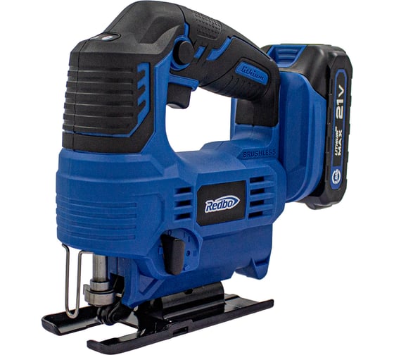 Лобзик аккумуляторный Redbo OJS-21A бесщеточный (21В Li-on 2,0Ач; 0-2900об/мин; 18мм; 65/4/2мм) 53890