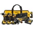 Аккумуляторный набор Dewalt DCK509P3, 18 В: дрель+шуруповерт+гайковерт+УШМ+сабельная пила, с 3 АКБ 5 Ач и ЗУ, в сумке DCK509P3-QW 1