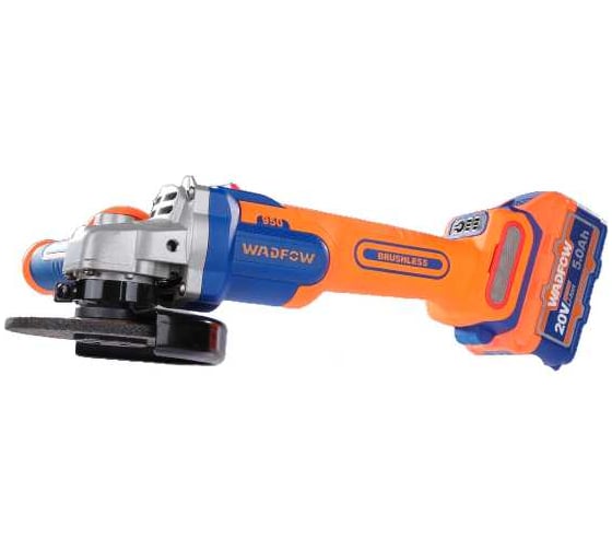 УШМ аккумуляторная WADFOW 20В 115 мм, б/щ 4 WLAPB522