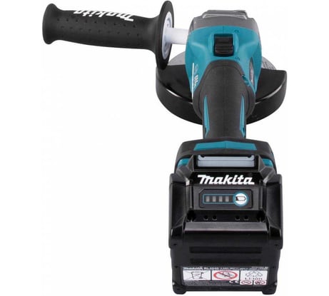 Машина шлифовальная угловая Makita аккум. XGT BL 40В, 125 мм, с комплектом аккум. 2x4Ач BL4040F, зарядным устройством DC40RA, Makpac 4 GA005GU201