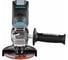 Машина шлифовальная угловая аккумуляторная Makita XGT BL 40В, 125 мм, с комплектом аккум.2x4Ач BL4040F, зарядным устройством DC40RA, Makpac 4 GA013GU201 5