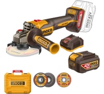 Аккумуляторная УШМ INGCO 42В, 115 мм, б/щ (4) INDUSTRIAL,, шт CAGLI4108112