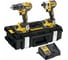 Аккумуляторный набор DEWALT DCK266P2, 18 В: ударная дрель-шуруповерт DCD796 + шуруповерт DCF887, с 2 АКБ 5 Ач и ЗУ, в кейсе DCK266P2-QW 1