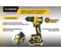 Набор аккумуляторного инструмента Hanskonner HANSKIT1 (HCD2065C+HAG18125) 4