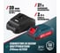 Набор аккумулятор + зарядное устройство ALTECO Kit (BCD 21-20 Li / BC 21-40 QF), шт 93166 5