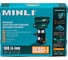 Фрезер аккумуляторный MINLI б/щ 18В,цанга 6-8 мм, 10000-30000об/м,.2х4.0Ач, з/у, кейс  1/4 DC901-1 22