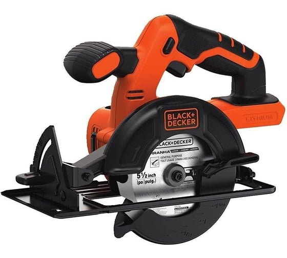 Аккумуляторная дисковая пила Dewalt BLACK+DECKER BDCCS18N, 18 В, 140 мм, 3700 об/мин, без АКБ и ЗУ BDCCS18N-XJ