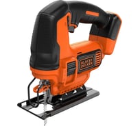 Аккумуляторный лобзик Black+Decker BDCJS18N, 18 В, 2500 ход/мин, 19 мм, без АКБ и ЗУ () BDCJS18N-XJ