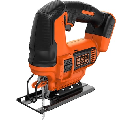 Аккумуляторный лобзик Black+Decker BDCJS18N, 18 В, 2500 ход/мин, 19 мм, без АКБ и ЗУ () BDCJS18N-XJ