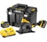 Аккумуляторный штроборез Dewalt DCG200T2, 54 В, 125 мм, 9000 об/мин, с 2 АКБ 2 Ач и ЗУ, в кейсе TSTAK () DCG200T2-QW 1