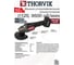 Машина углошлифовальная аккумуляторная Thorvik BG2095I 20В, 9500 об/мин, (без АКБ и З/У) 051032 2