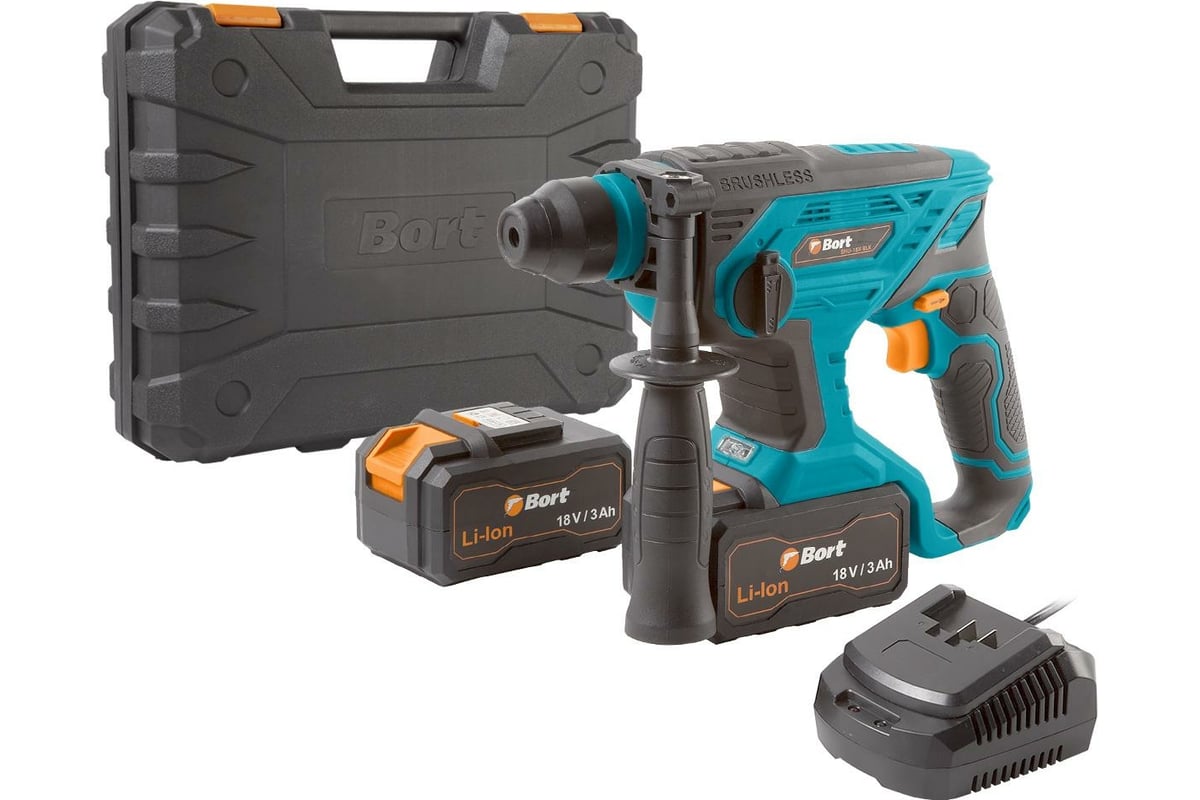 Аккумуляторный перфоратор BORT BHD-18X-BLK 93410235 - выгодная цена ...