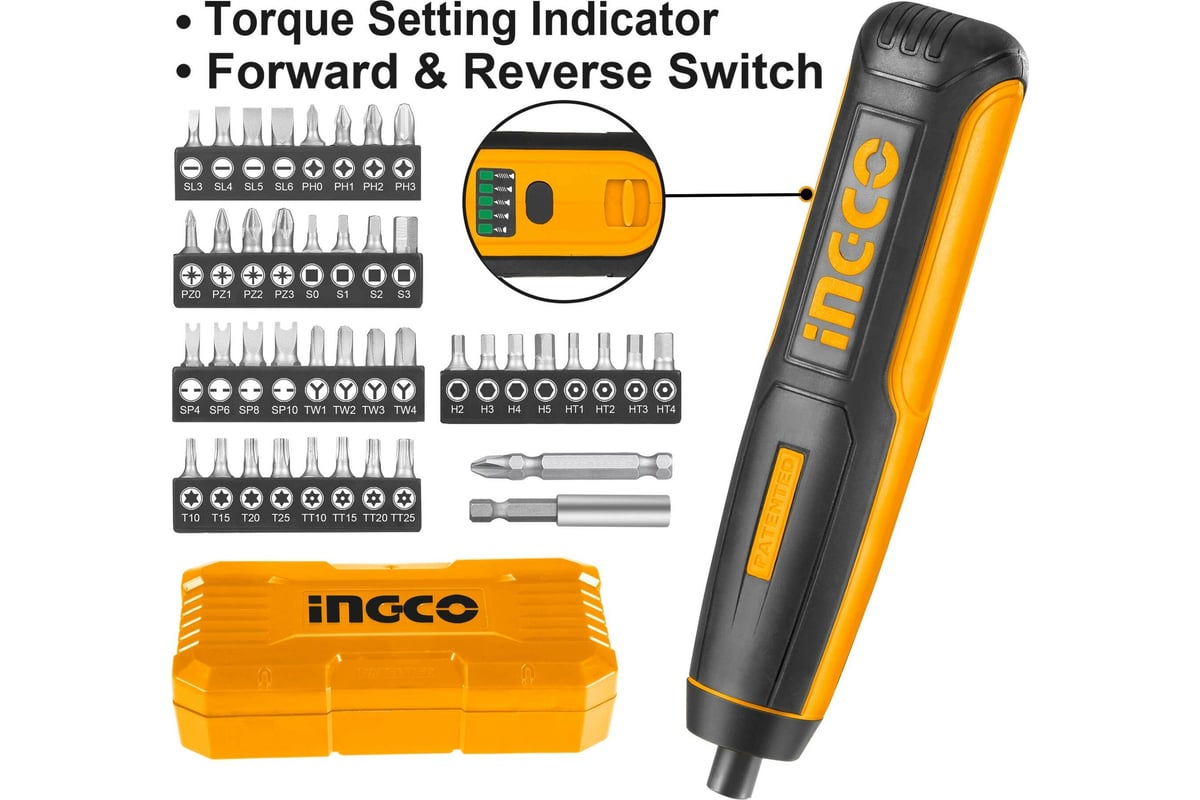  отвертка INGCO CSDLI0403 - выгодная цена, отзывы .