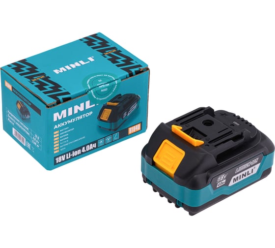 Аккумулятор MINLI Li-Ion 18В 4,0 Ач / B1840
