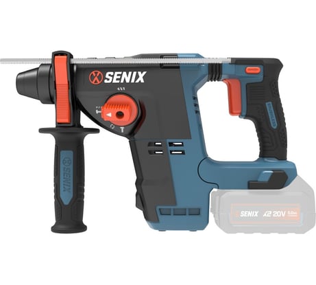Перфоратор SENIX SDS-plus, X2 20В, 2.0Дж, 24 мм, без АКБ и ЗУ PDRX2-M4-EU-0