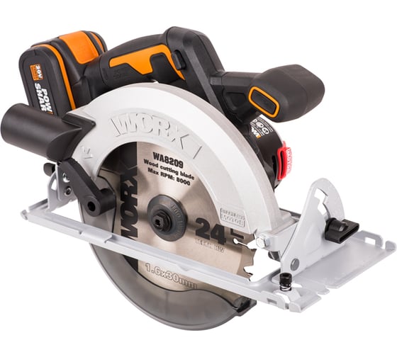 Аккумуляторная бесщеточная циркулярная пила WORX WX520