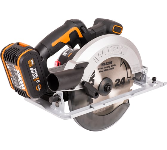 Аккумуляторная бесщеточная циркулярная пила WORX WX520