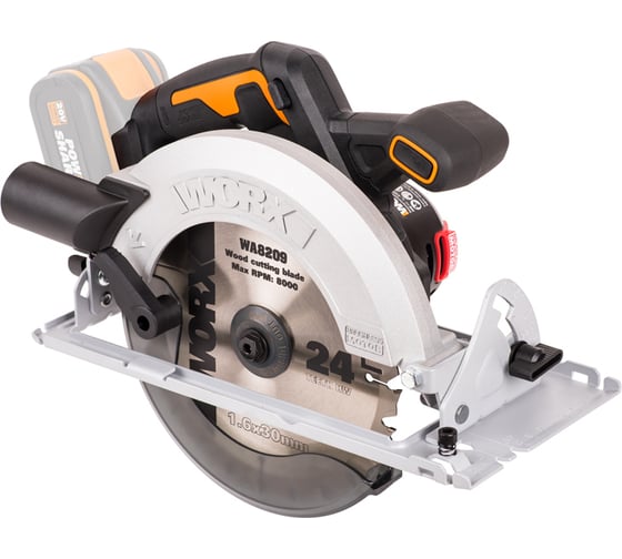 Аккумуляторная бесщеточная циркулярная пила WORX WX520.9