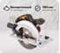 Аккумуляторная бесщеточная циркулярная пила WORX WX520.9 1
