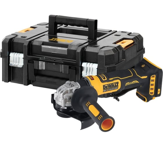 Аккумуляторная угловая шлифмашина Dewalt DCG404NT, 18 В, 125 мм, 11000 об/мин, без АКБ и ЗУ, в кейсе TSTAK DCG404NT-XJ
