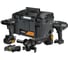 Аккумуляторный набор Dewalt McLaren Limited Edition DCK3222MP2T, 18 В: дрель + гайковерт + УШМ, с 2 АКБ 5 Ач и ЗУ, в кейсе TSTAK DCK3222MP2T-QW 1