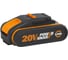 Аккумулятор (20 В; 2 Ач) WORX WA3551.3 1