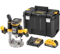 Аккумуляторный фрезер Dewalt DCW620H2, 18 В, 23000 об/мин, с 2 АКБ 5 Ач и ЗУ, в кейсе TSTAK DCW620H2-QW