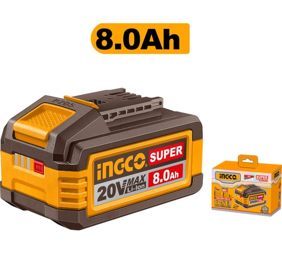 Аккумулятор INGCO 8Ач, P20S, FBLI2158