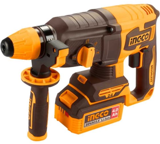 Перфоратор INGCO SDS+, 2,4Дж, акк, б/щ, P20S(20В) CRHLI20248