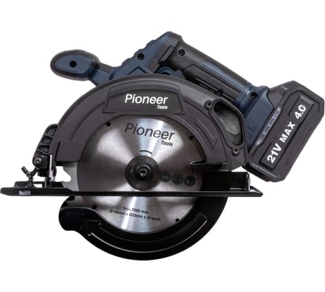 Пила дисковая циркулярная аккумуляторная Pioneer бесщеточная BCIS-E20V40BL-190-01