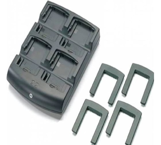 Зарядное устройство для 4-х аккумуляторов Amperin SAC7X00-401CES MC31XX, MC70XX (В комплекте 4 слотовое ЗУ (SAC7X00-4000CR), Блок питания (PWRS-14000-148R)) 099698