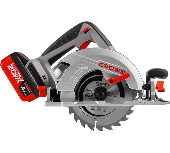 Аккумуляторная дисковая пила Crown CT25002-165HX-4 BMC